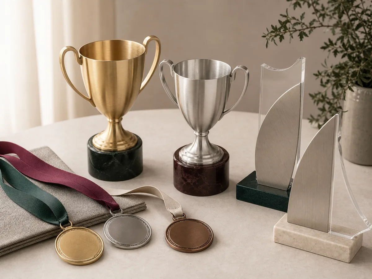 Coupes, trophées et médailles